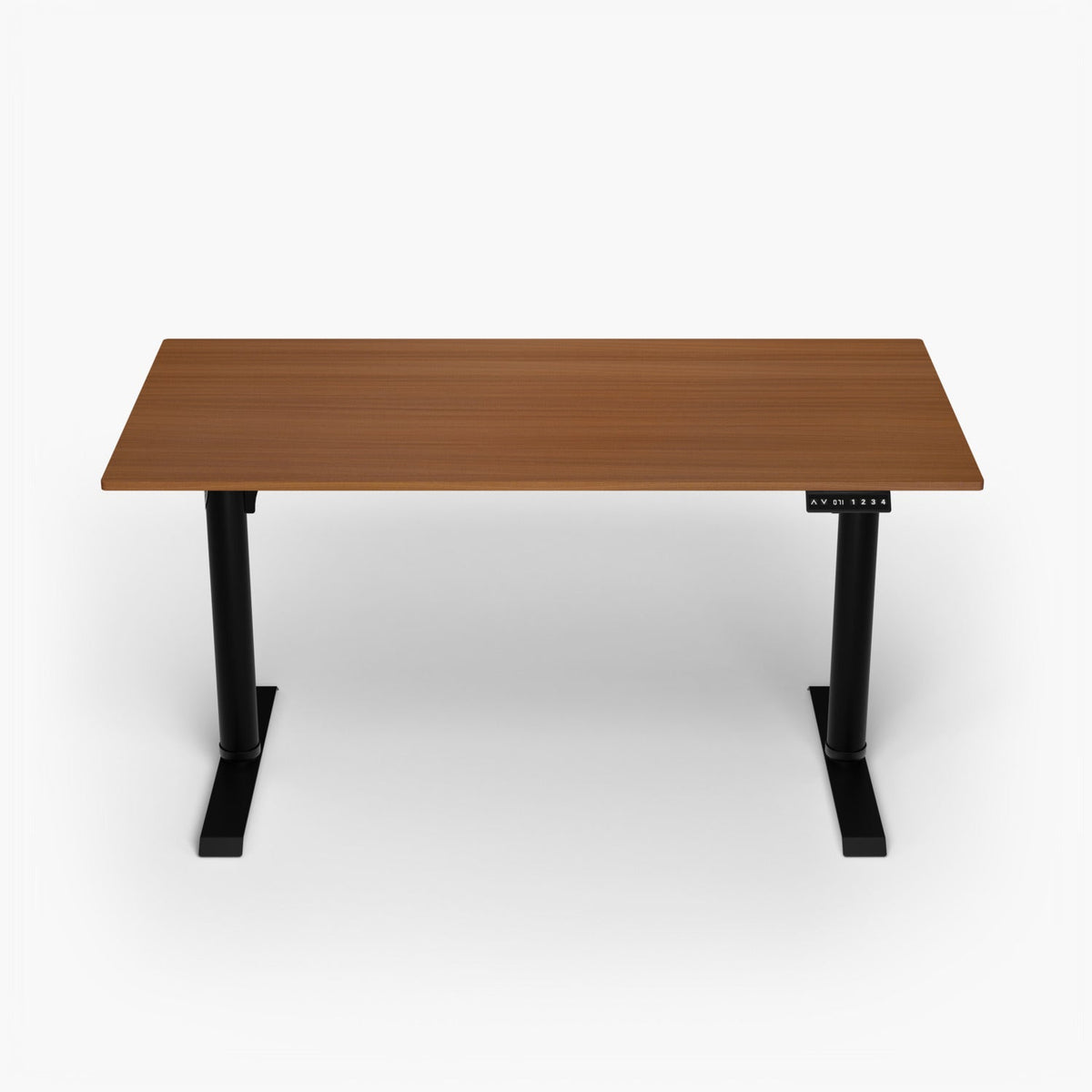 Arozzi Arena Nordico Electric Height Adjustable Gaming Desk Dark Walnut