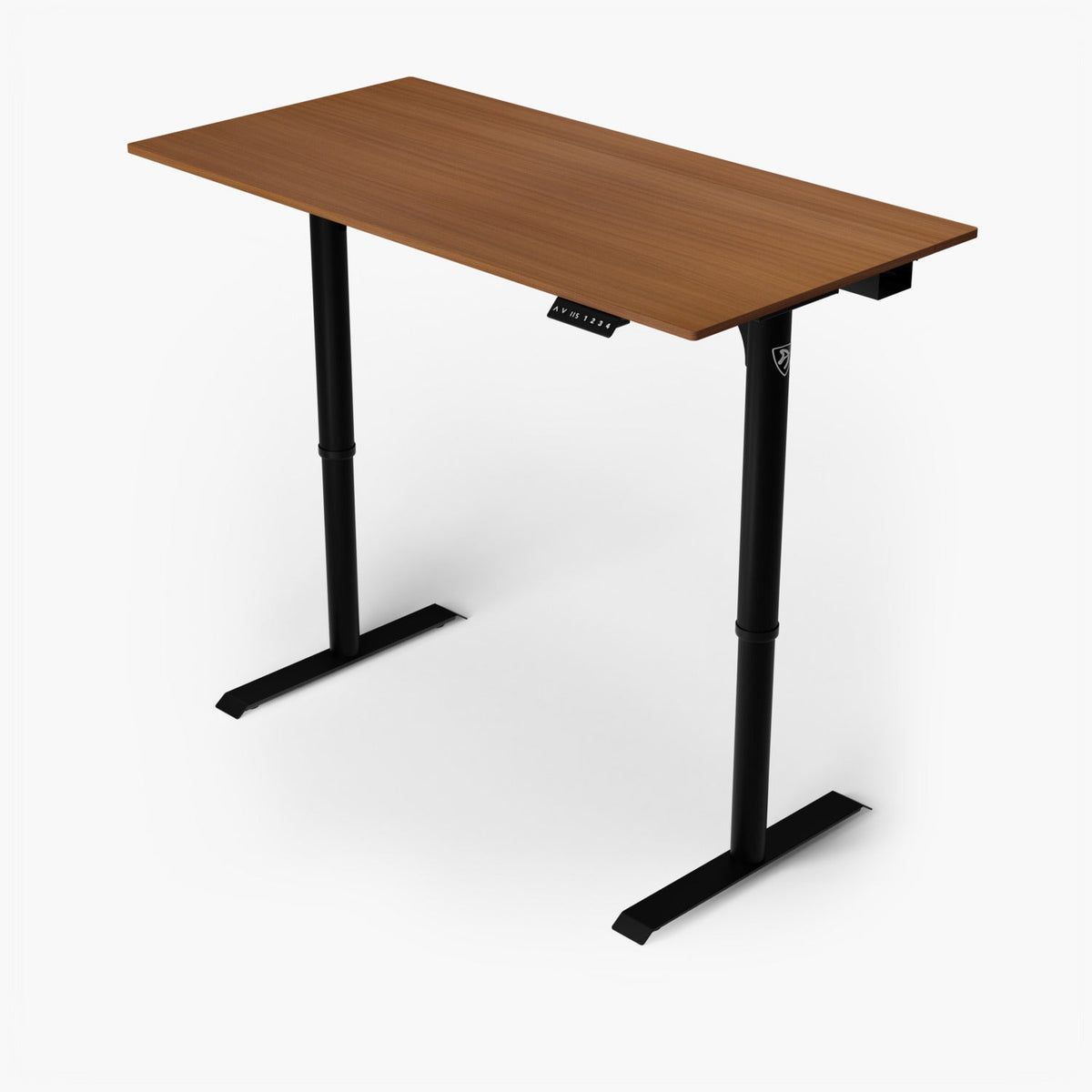 Arozzi Arena Nordico Electric Height Adjustable Gaming Desk Dark Walnut