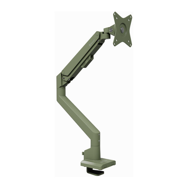 Arozzi Alzare Neo Single | Gas spring monitor arm | VESA 75/100 | Forest Green