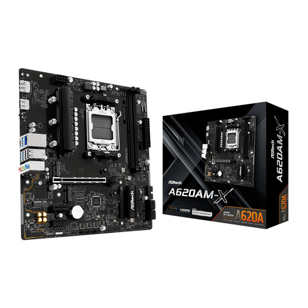 ASRock A620AM-X | AM5 motherboard | 2 DDR5 slots | Micro-ATX