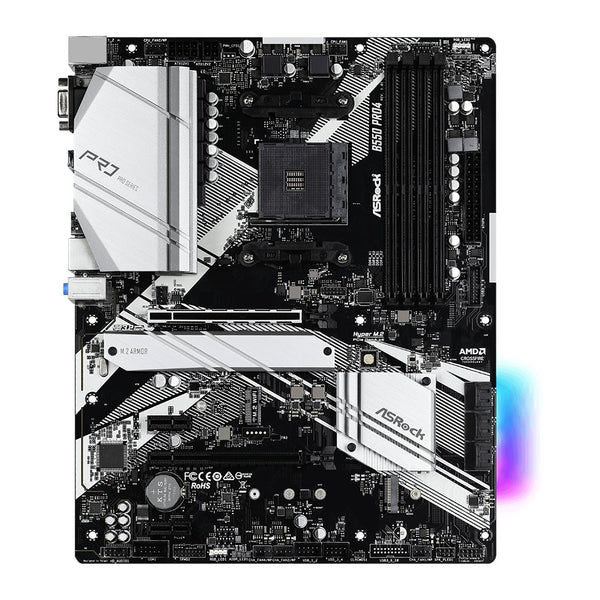 ASRock B550 Pro4 | AM4 motherboard | 4 DDR4 slots | ATX