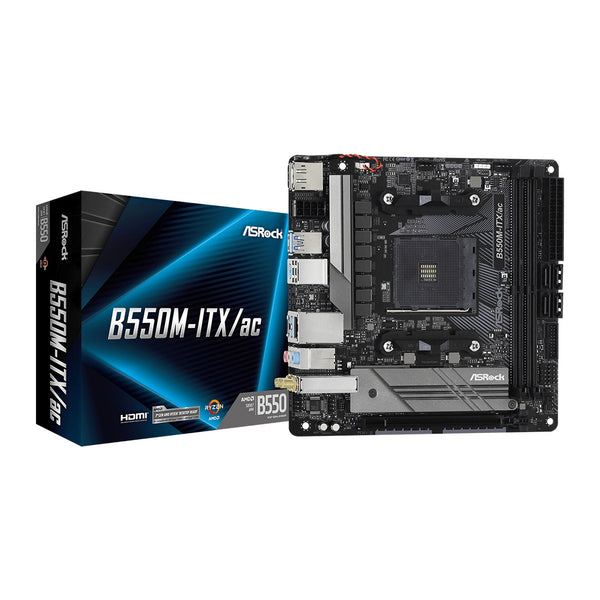 ASRock B550M-ITX/ac | Motherboard | AM4 2x DDR4 | Mini-ITX