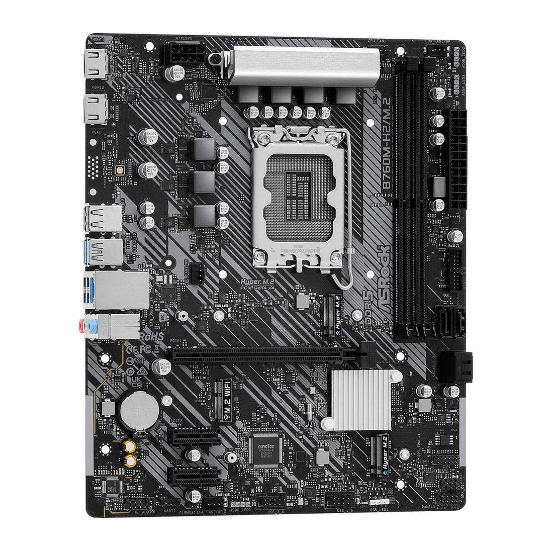 ASRock B760M-H2/M.2 | Motherboard | LGA1700 DDR5 | Micro-ATX