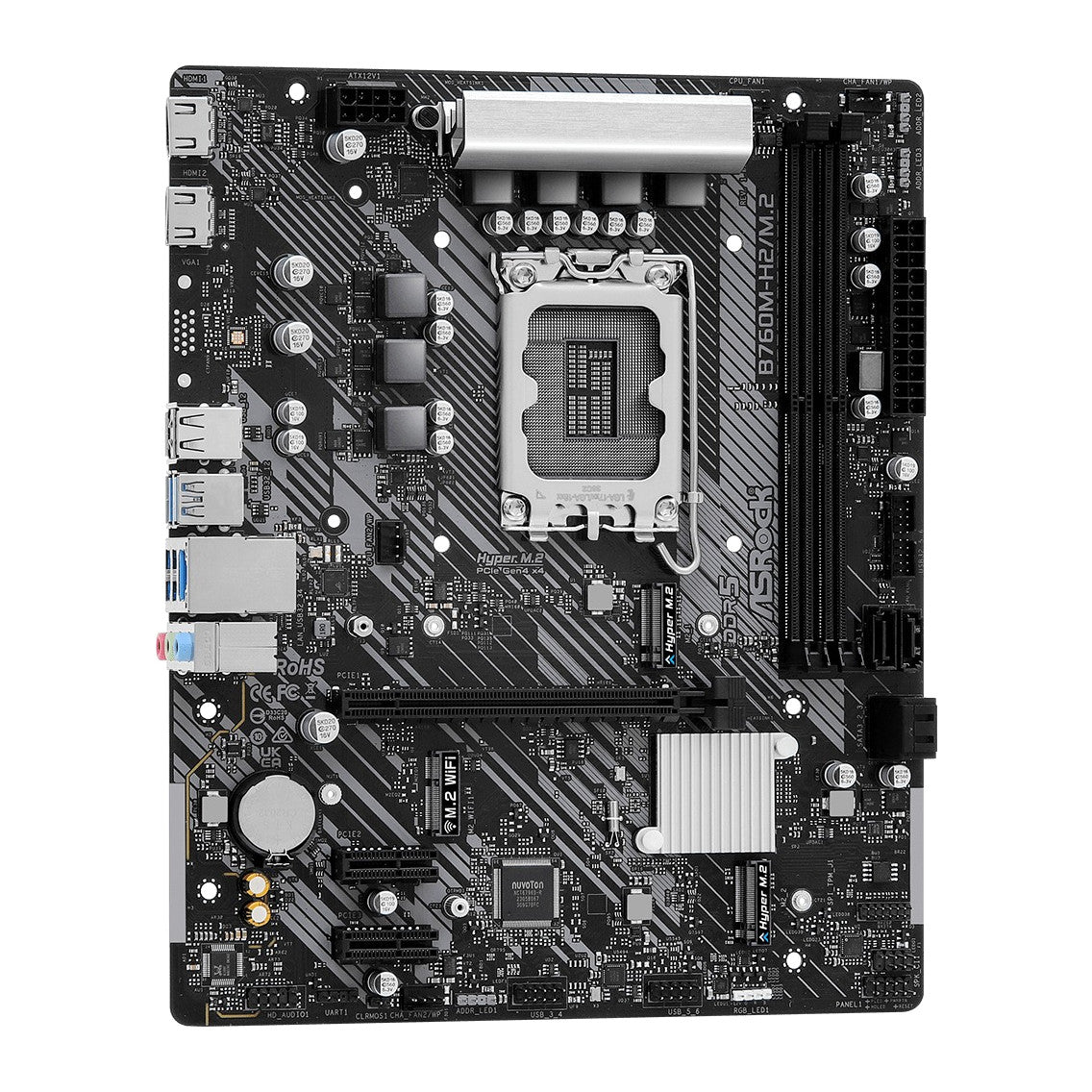 ASRock B760M-H2/M.2 | Motherboard | LGA1700 DDR5 | Micro-ATX
