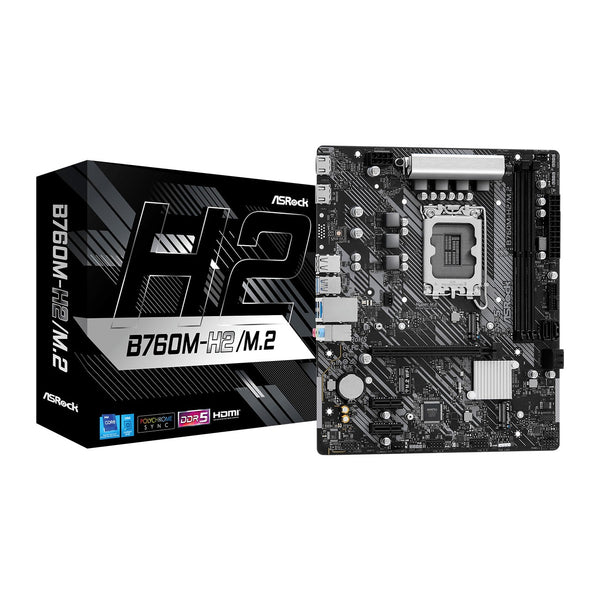 ASRock B760M-H2/M.2 | Motherboard | LGA1700 DDR5 | Micro-ATX