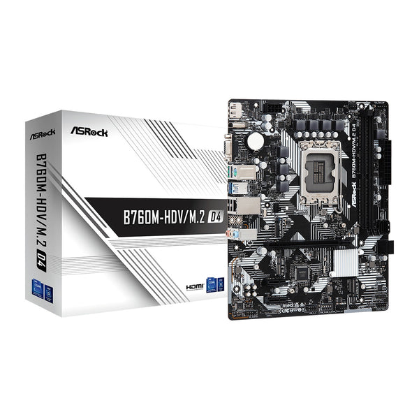 ASRock B760M-HDV/M.2 D4 | LGA1700 motherboard | DDR4 | Micro-ATX