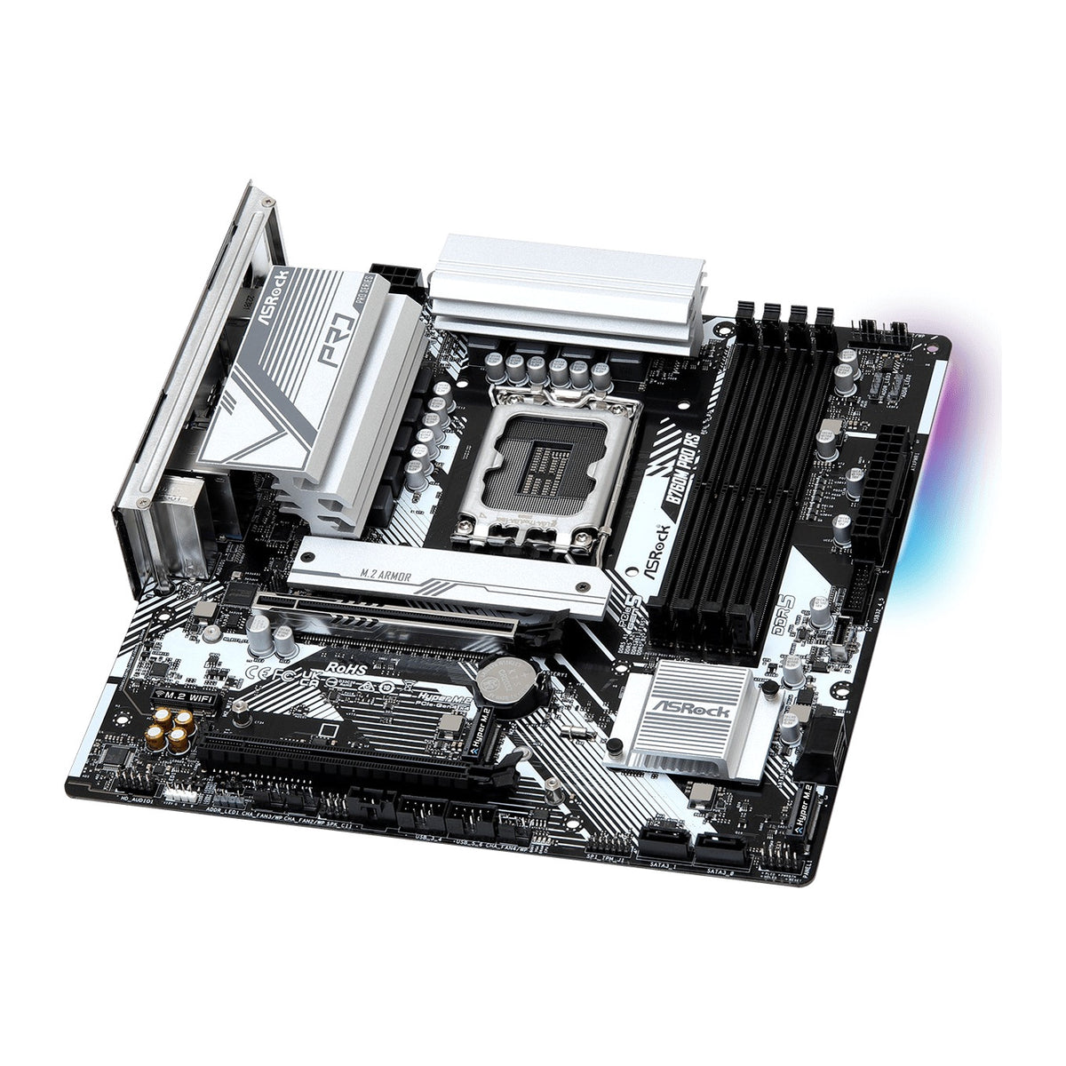 ASRock B760M Pro RS | LGA1700 motherboard | 4 DDR5 slots | Micro-ATX