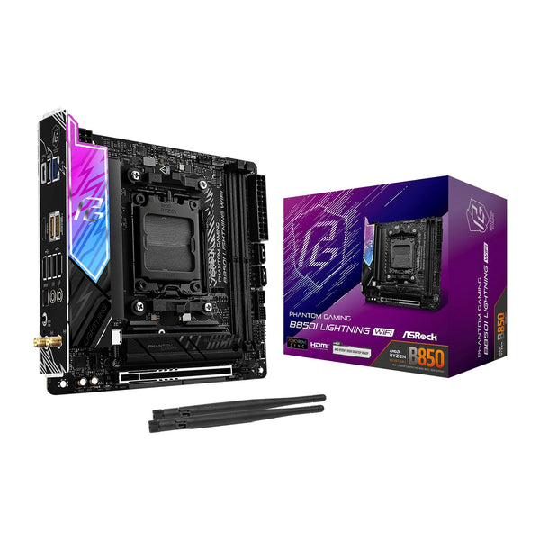 ASRock B850I Lightning WiFi | AM5 motherboard | Wi-Fi 6E | Mini-ITX
