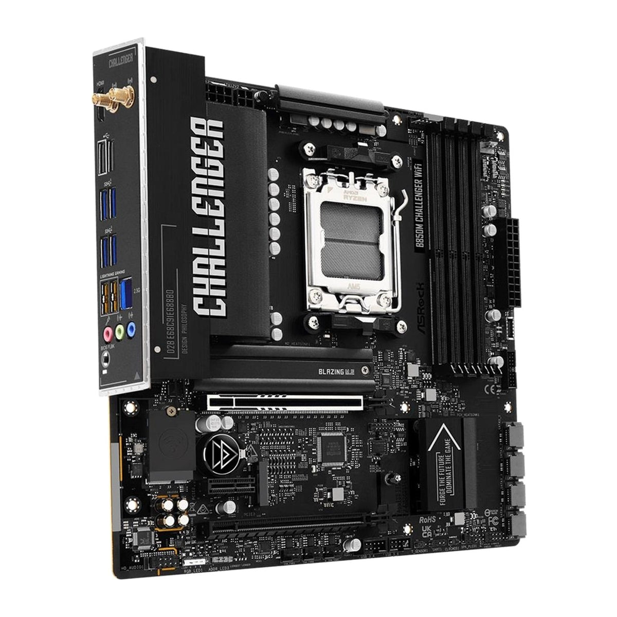 ASRock B850M Challenger WiFi | AM5 motherboard | Wi-Fi 7 | Micro-ATX