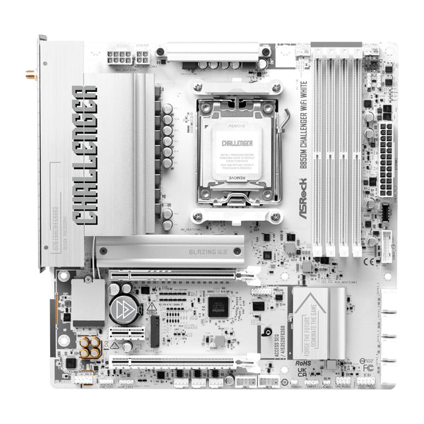 ASRock B850MCHWIFIWHT | B850M Challenger Wi-Fi | White