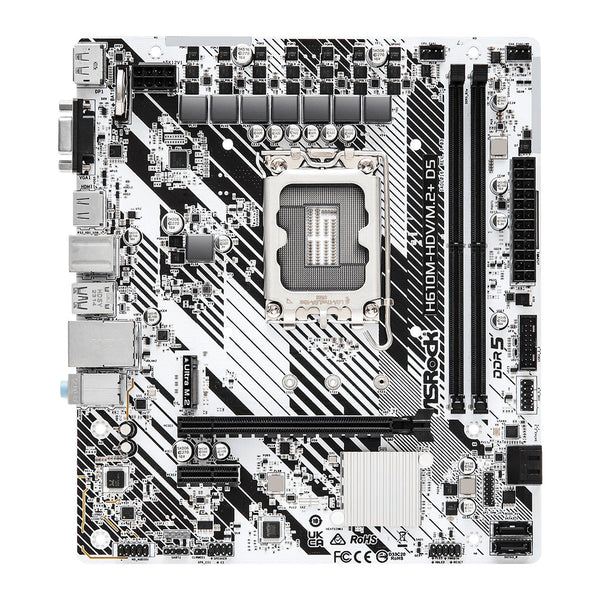 ASRock H610MHDVM2D5 | H610M-HDV/M.2+ D5