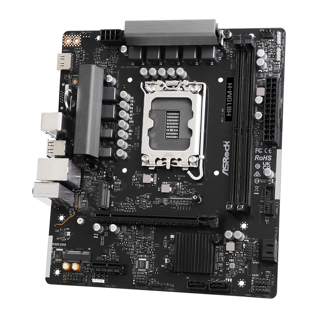 ASRock H810M-H | Motherboard | LGA1851 DDR5 | Micro-ATX