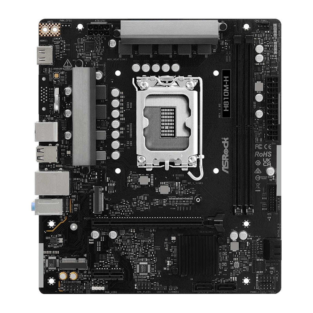 ASRock H810M-H | Motherboard | LGA1851 DDR5 | Micro-ATX