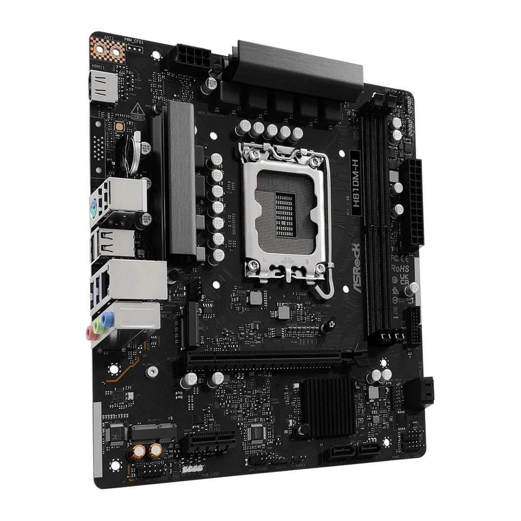 ASRock H810M-H | Motherboard | LGA1851 DDR5 | Micro-ATX