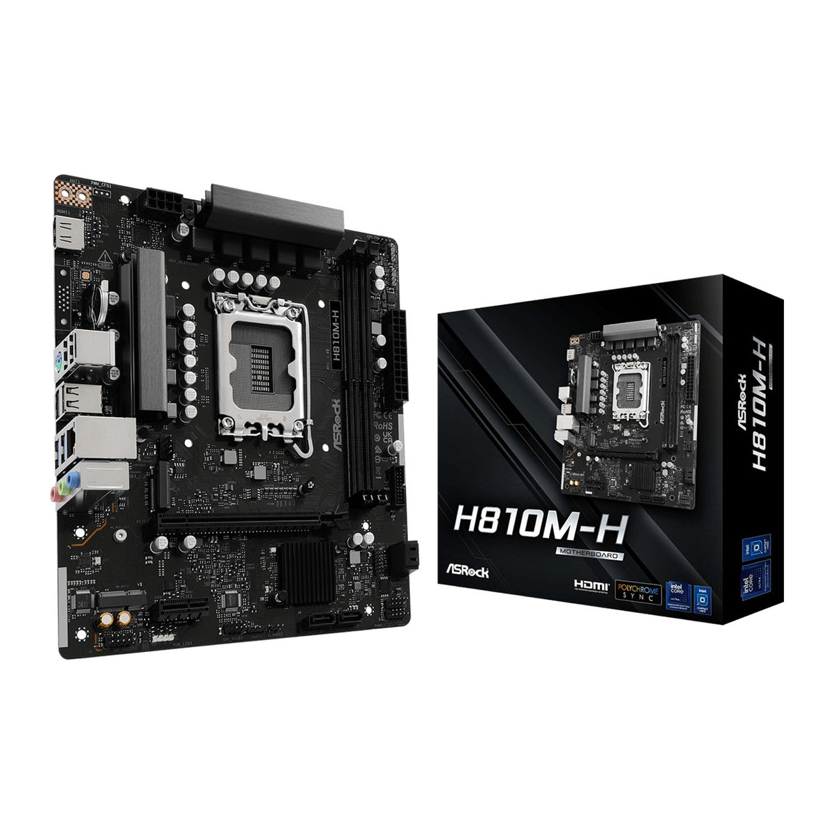 ASRock H810M-H | Motherboard | LGA1851 DDR5 | Micro-ATX