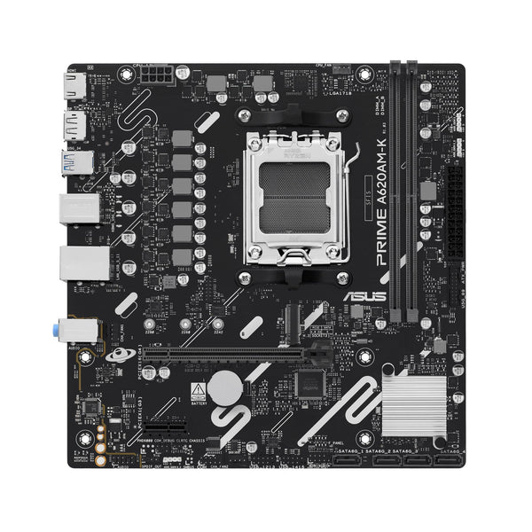 ASUS PRIME A620AM-K | AM5 motherboard | DDR5 micro-ATX | Black