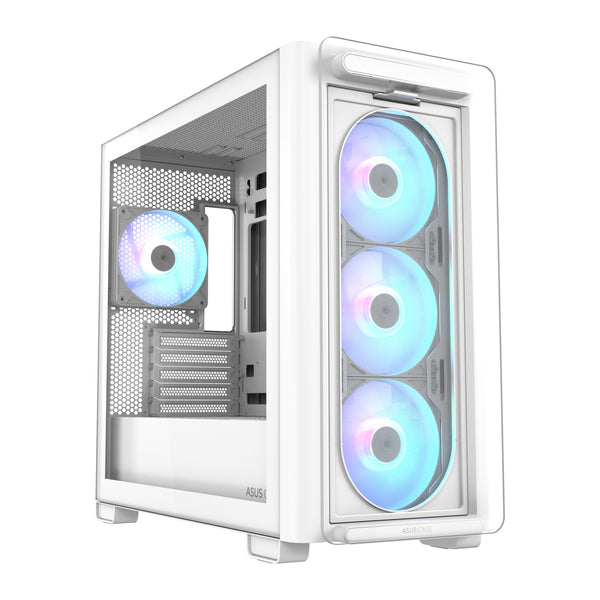 ASUS A23 Plus | Micro-ATX PC case | 4 ARGB fans | White