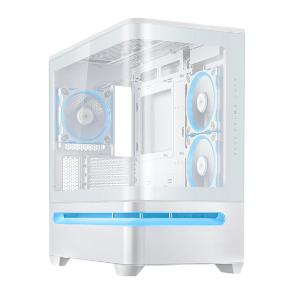 ASUS Prime AP202 | Micro-ATX PC Case | ARGB | White