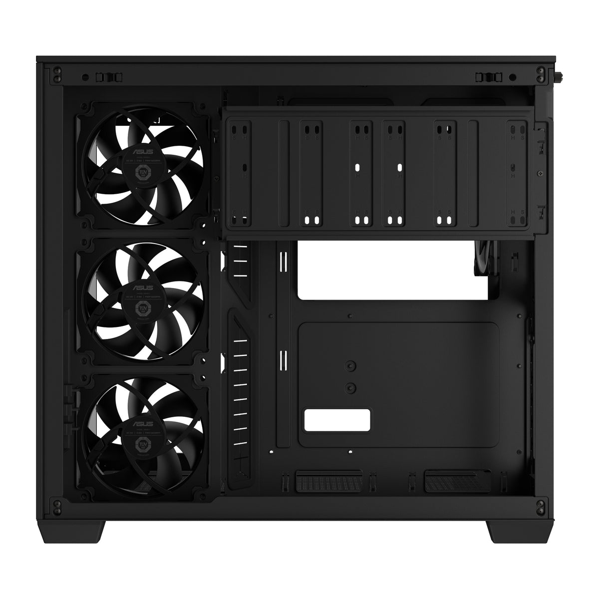 ASUS A32 Plus | ATX PC case | Dual chamber ARGB | Black
