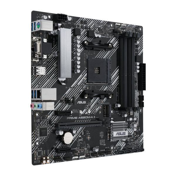 ASUS PRIME A520M-A II/CSM | Micro-ATX Motherboard | AMD A520 Socket AM4 | DDR4