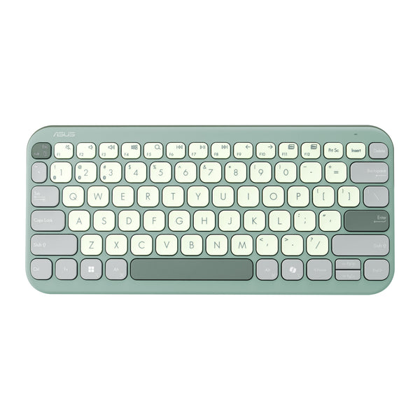 ASUS Marshmallow KW100 | Bluetooth keyboard | 75% layout | Green Tea Latte