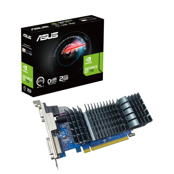 ASUS GeForce GT 710 EVO Silent | Graphics card | 2GB GDDR5 | Low profile