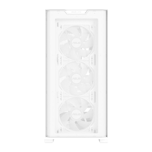 ASUS A21 PLUS | Micro-ATX PC case | 4x ARGB fans | BTF compatible | White
