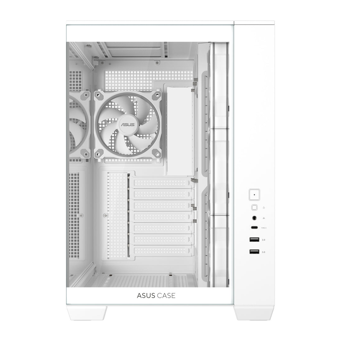 ASUS A32 PLUS | ATX PC case | Dual-chamber with 4 ARGB fans | White