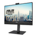 ASUS BE24ECSNK video conferencing monitor, front three-quarter view