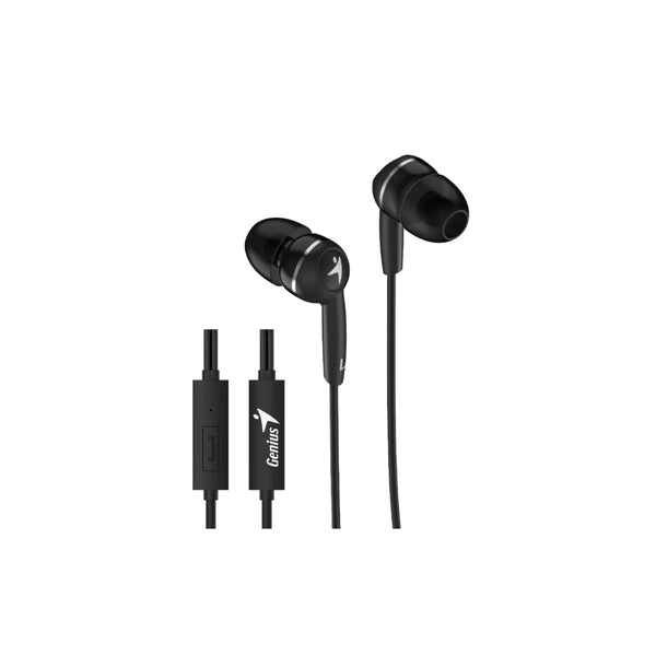 Genius HS-M320 | In-ear headphones with microphone | 3.5 mm jack | Black