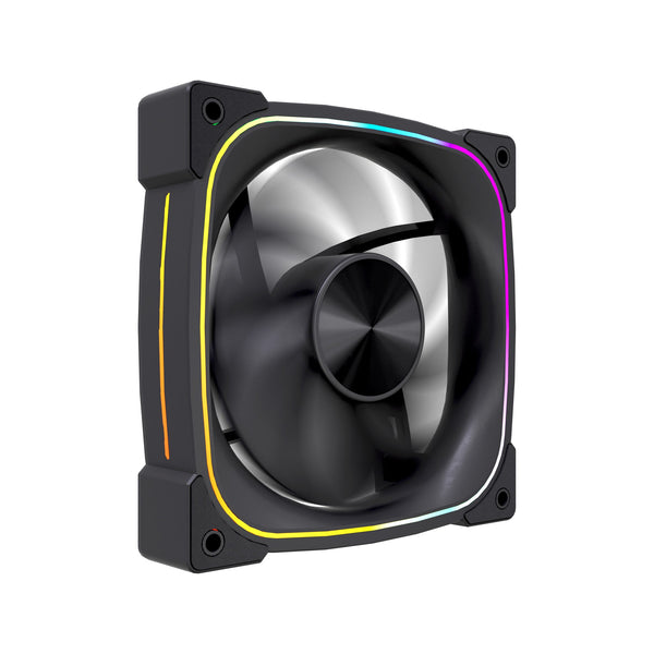 VIDA Stealth | 120mm ARGB case fan | PWM 600–1500 RPM | Black