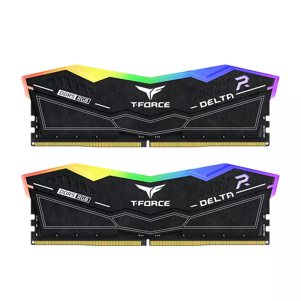 TEAM T-FORCE DELTA RGB | 64GB DDR5 RAM kit | 6000MHz CL38 | Black