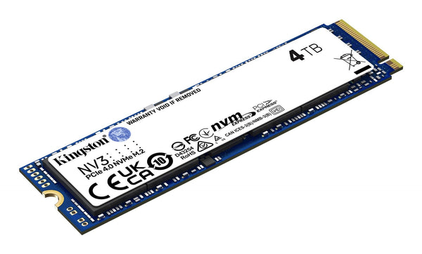 Kingston NV3 | 4TB NVMe SSD | PCIe 4.0 x4 M.2 2280 | 6000MB/s read