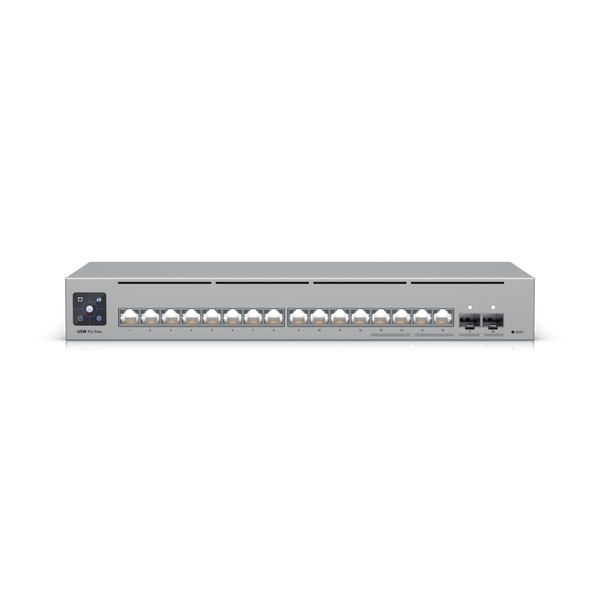 Ubiquiti UniFi Pro Max 16 | Managed network switch | 12 GbE and 4 2.5 GbE