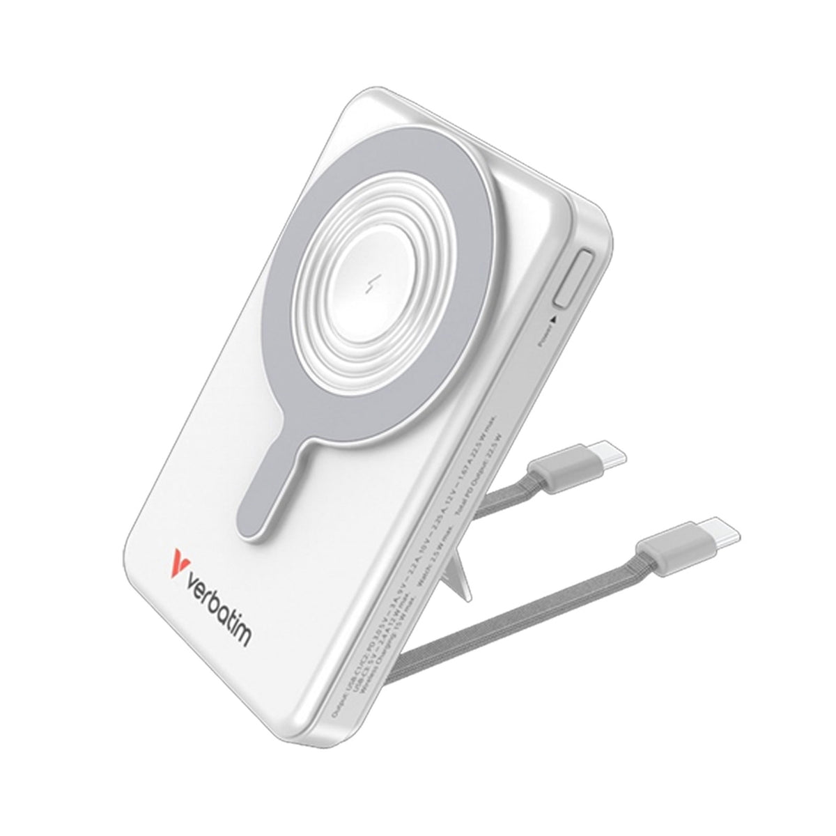Verbatim Charge 'n' Go | Power bank | 10000mAh MagSafe | Silver