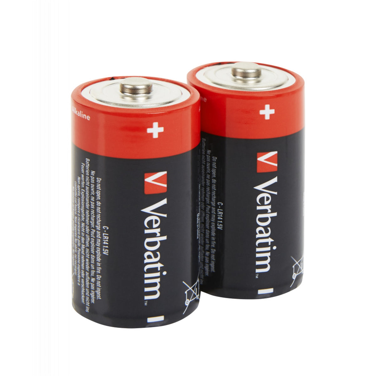 Verbatim 49922 | C alkaline batteries | 1.5V LR14 | Pack of 2