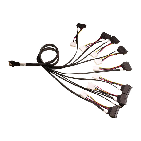 Broadcom 05-60006-00 | 1m SlimSAS to 8x U.3 cable | x8 SFF-8654 to SFF-8639