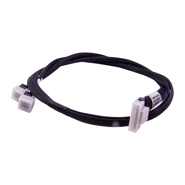 Broadcom 05-60003-00 | 1m SlimSAS to 2x Mini-SAS HD cable | SFF-8654 to SFF-8643