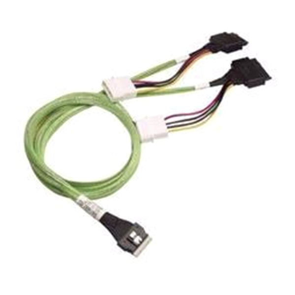 Broadcom 05-60005-00 | 1m SlimSAS to 2x U.2 cable | x8 SFF-8654 to SFF-8639