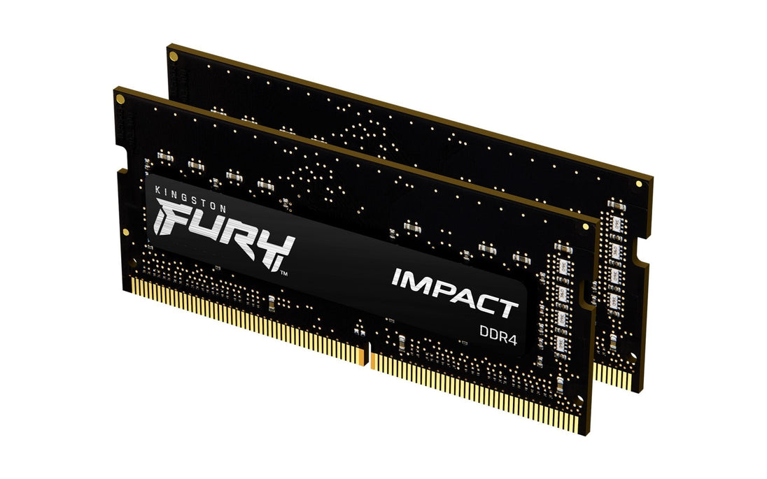 Kingston FURY Impact KF432S20IBK2/16 | 16GB DDR4 SODIMM kit | 3200MT/s CL20