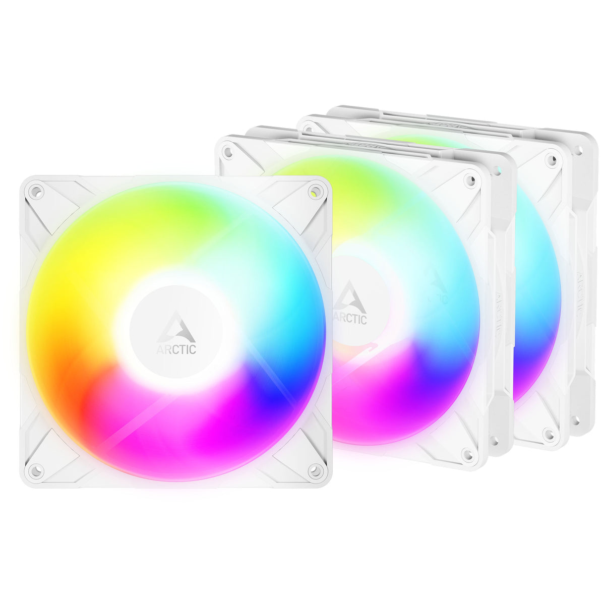 ARCTIC P14 Pro Reverse A-RGB | Case fans | 140 mm PWM | White 3-pack