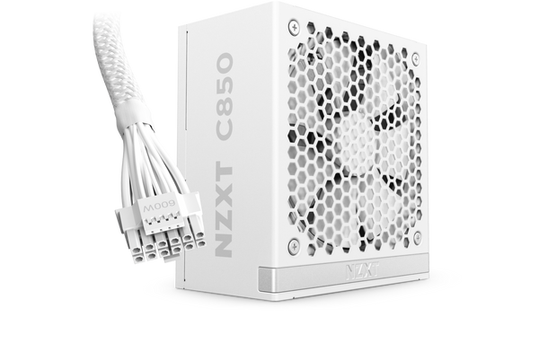 NZXT C850 Gold ATX 3.1 | 850W PC power supply | White