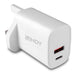 LINDY 73416 | USB charger | 20W USB-C PD 3.0 and USB-A | White