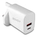 LINDY 73416 | USB charger | 20W USB-C PD 3.0 and USB-A | White