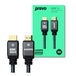 PREVO HDMI-2.1-3M | HDMI cable | 48Gbps 8K@60Hz | 3m | Black and grey