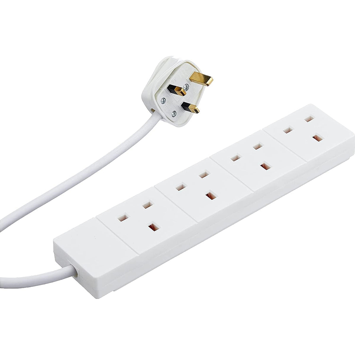 TARGET ELEC4WAY2M | 4 gang mains extension lead | 2m cable | White