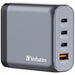 Verbatim GNC-140 | GaN wall charger | 140W 4-port | EU UK US