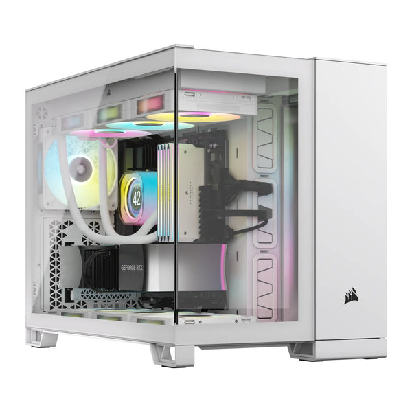 CORSAIR 2500X | Mid-tower PC case | Dual chamber | White