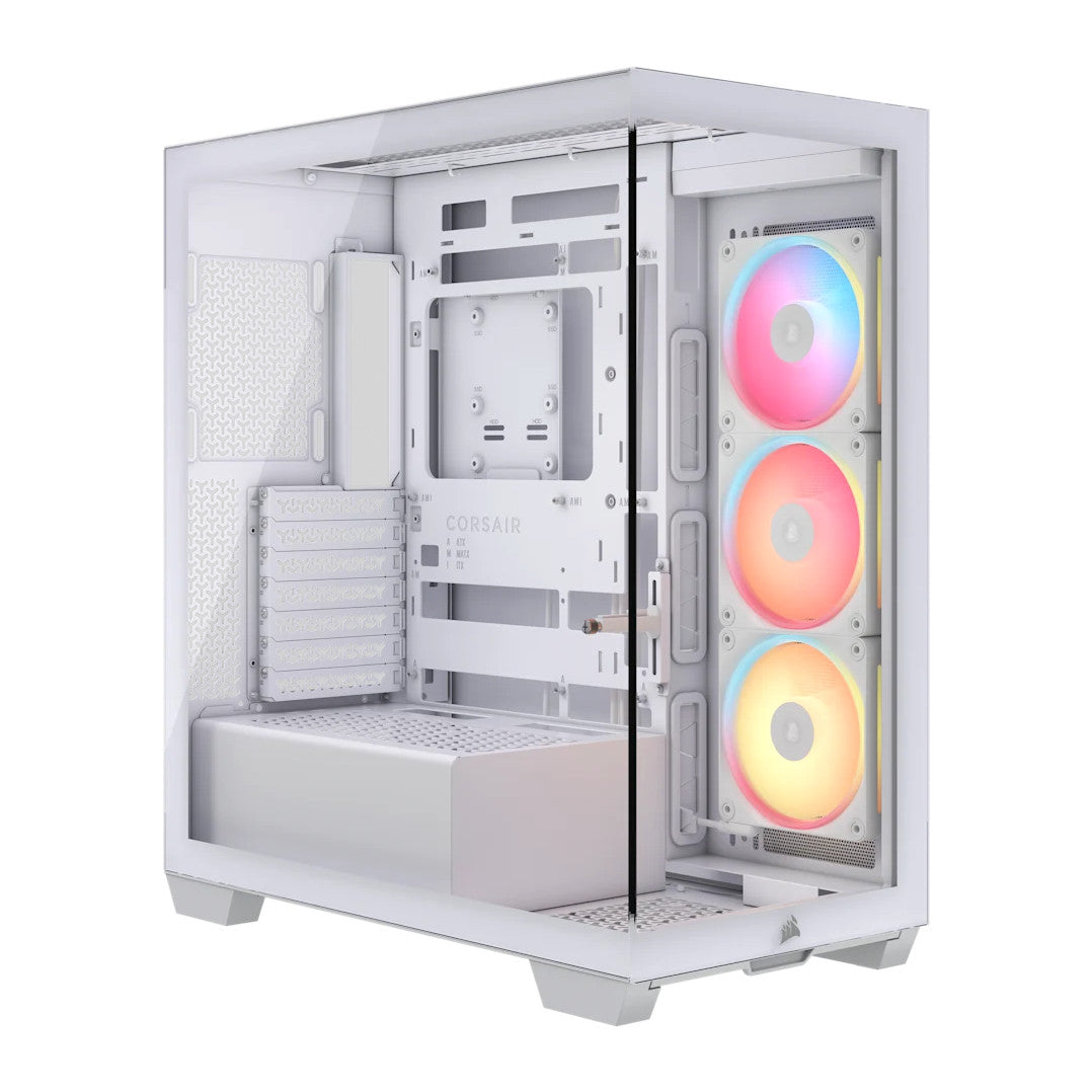 CORSAIR 3500X LX-R RGB iCUE LINK | Mid-tower PC case | 3 RGB fans | White
