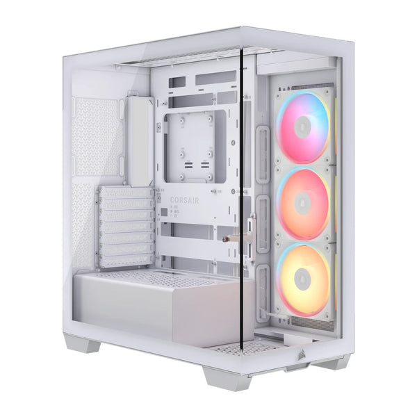CORSAIR 3500X LX-R RGB iCUE LINK | Mid-tower PC case | 3 RGB fans | White